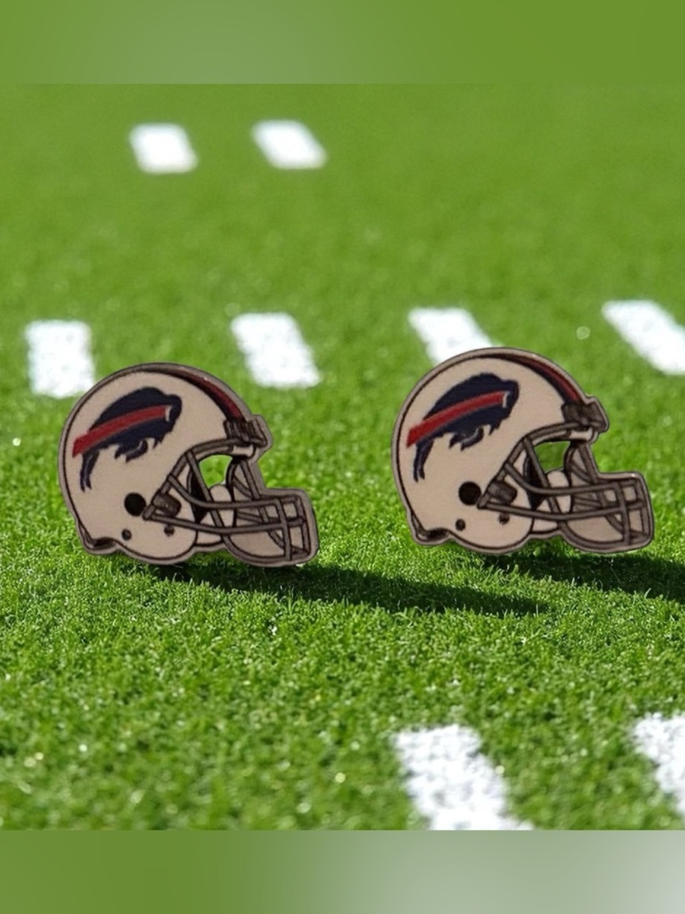 NFL Buffalo Bills Helmet Stud Earrings